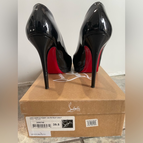 Christian Louboutin New Simple Pump 120 Patent Calf - Picture 3 of 4